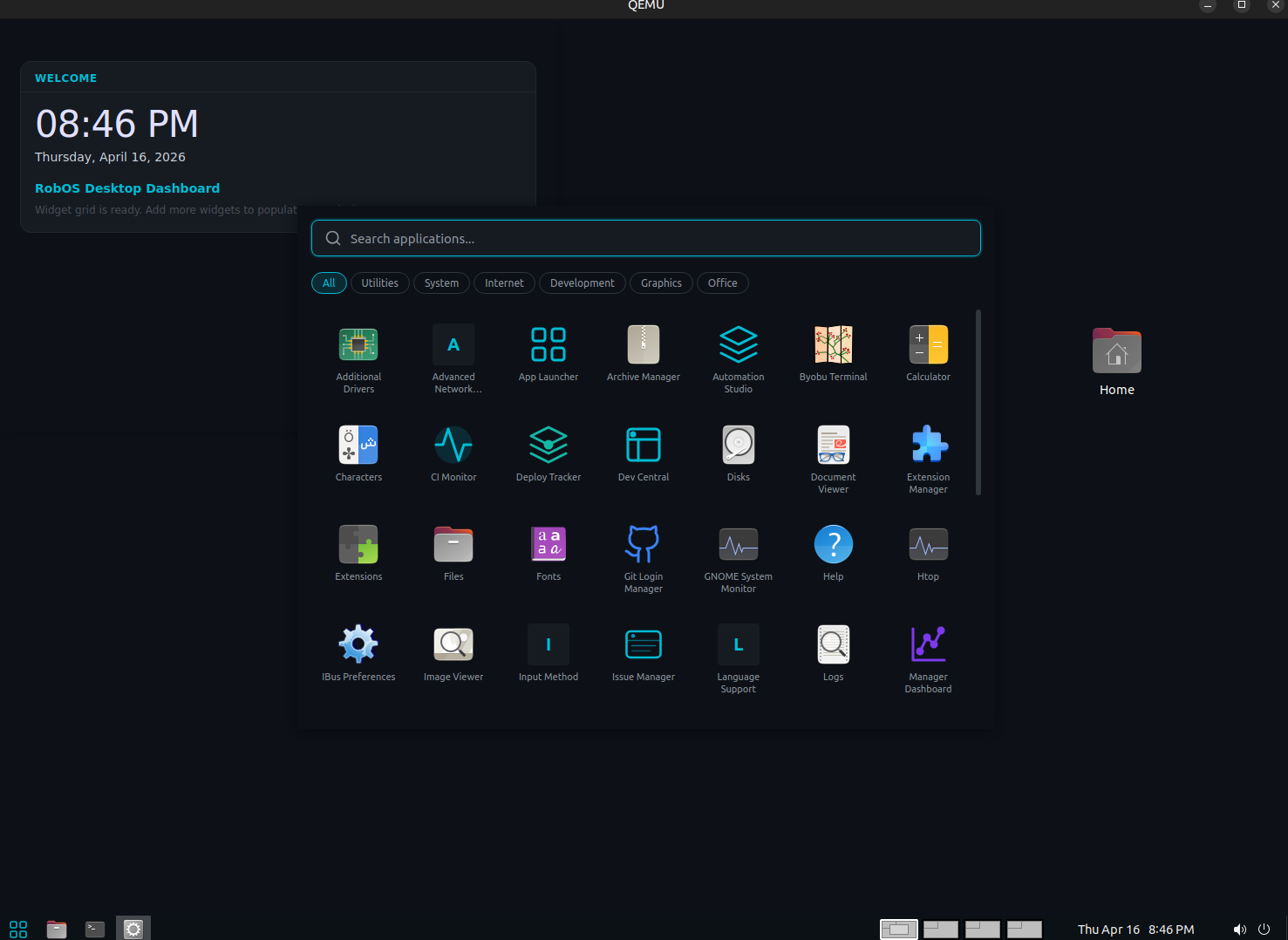 RobOS Desktop